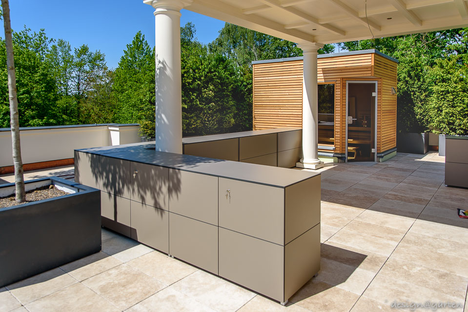 Terrassenschrank HPL